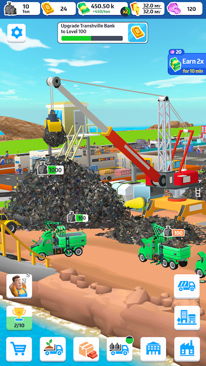 #6. Trash Tycoon Idle business (Android) By: Supersonic Studios LTD