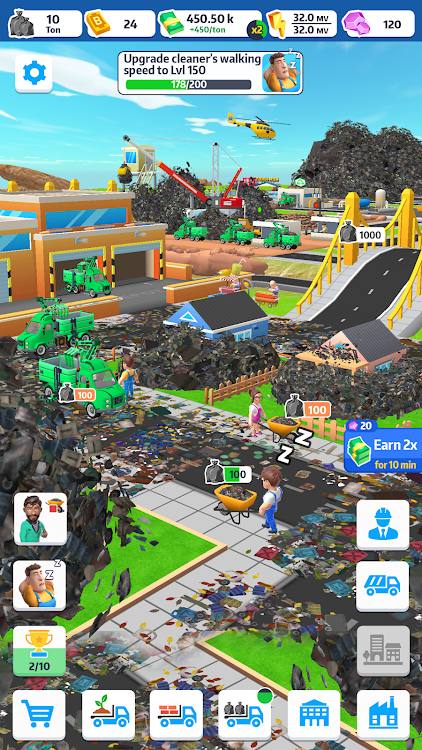 #9. Trash Tycoon Idle business (Android) By: Supersonic Studios LTD