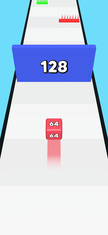 #2. 2048 Cube Run: Run and merge (Android) By: Rivilution