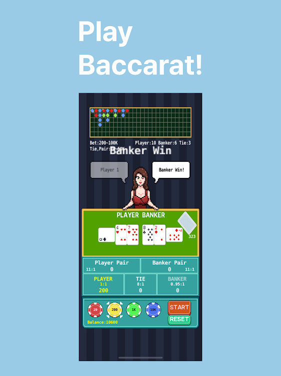 #4. Baccarat (Android) By: Busang Inc.