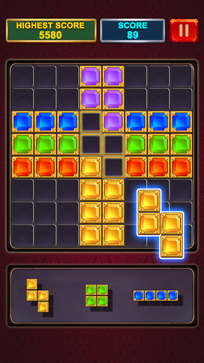 #2. Block Puzzle : Jewel Block (Android) By: H.T Game