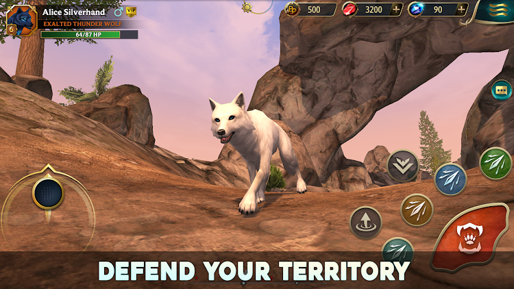 #5. Wolf Tales - Wild Animal Sim (Android) By: Foxie Ventures