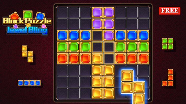 #7. Block Puzzle : Jewel Block (Android) By: H.T Game