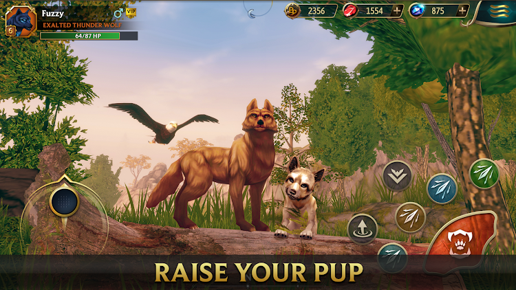 #8. Wolf Tales - Wild Animal Sim (Android) By: Foxie Ventures