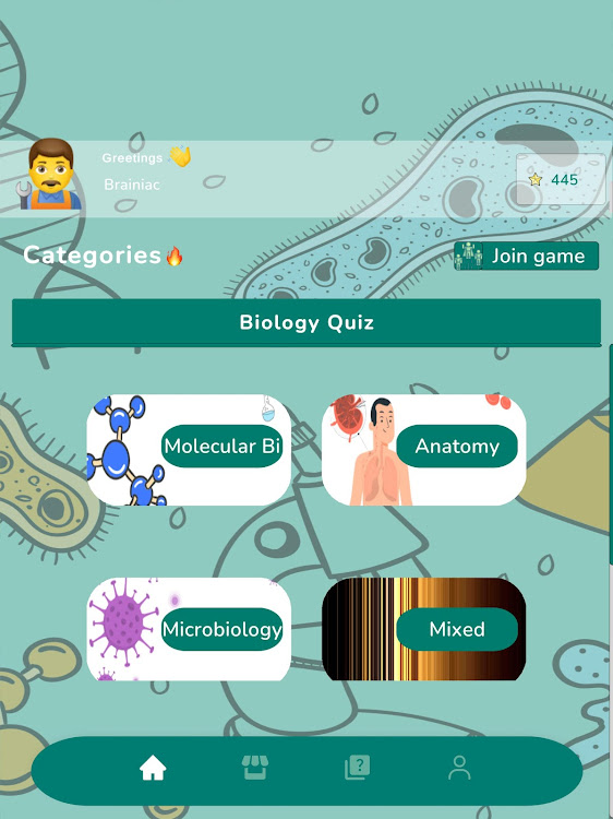 #7. Biology Test Quiz (Android) By: HG-Research