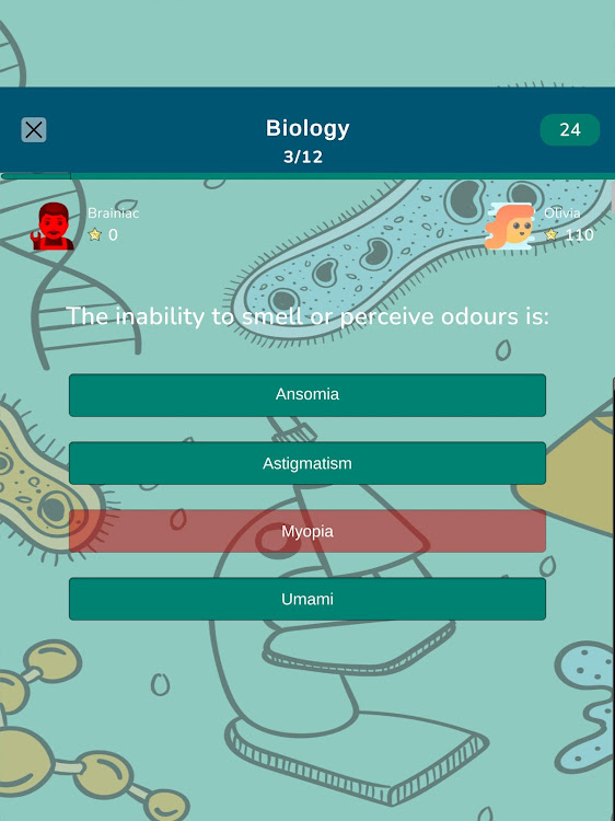 #9. Biology Test Quiz (Android) By: HG-Research