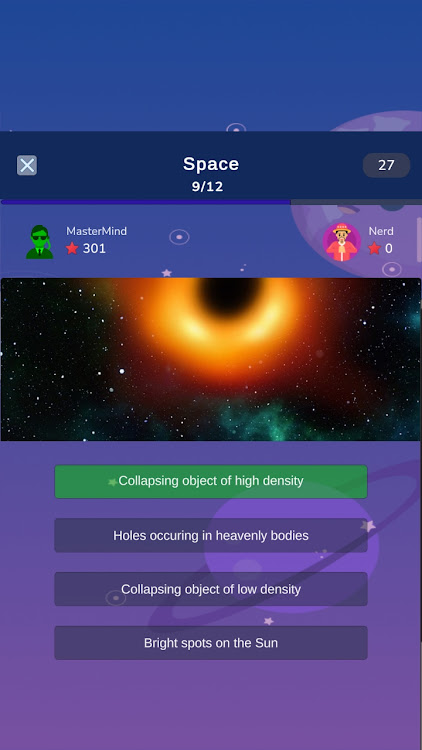 #6. Space Test Quiz (Android) By: HG-Research