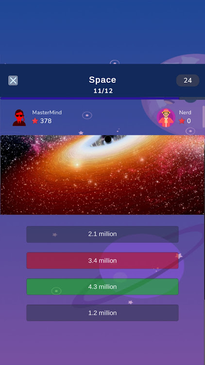 #7. Space Test Quiz (Android) By: HG-Research