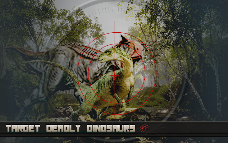 #2. Jungle Dinosaur Hunting 3D 2 (Android) By: skylinkgames