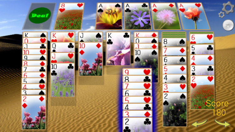 #9. Solitaire 3D Classic Klondike+ (Android) By: Jawfin Developments