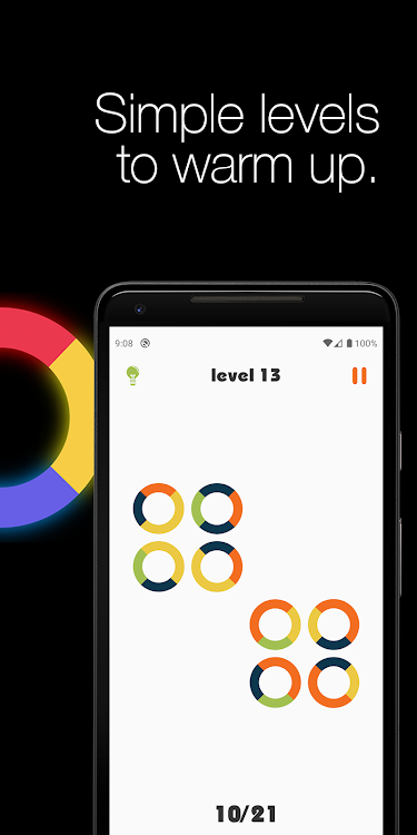 #2. Logic circles. Puzzle game. (Android) By: nixGames