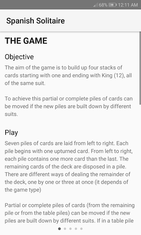 #5. Spanish Solitaire (Android) By: Melele