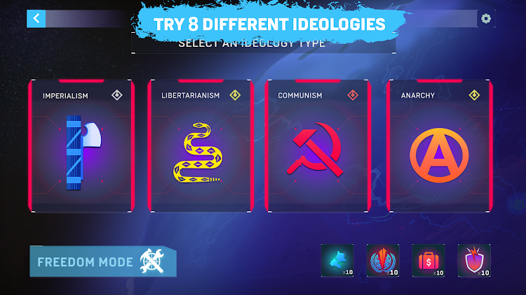 #4. Ideology Rush - Political game (Android) By: Plus Games Studio