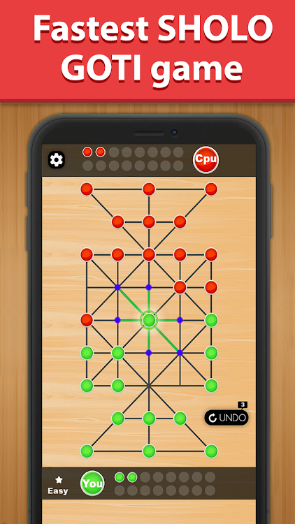 #9. 16 Bead - Sholo Guti game (Android) By: MGGAMES