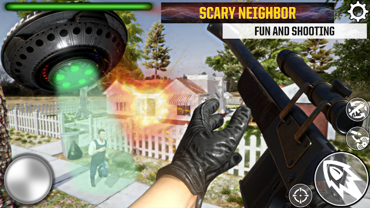 #2. Granny Kick Neighbor: granny (Android) By: sultanware