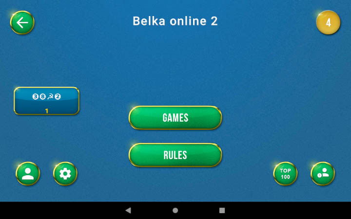 #6. Belka 2 online card game (Android) By: Yura Card Games