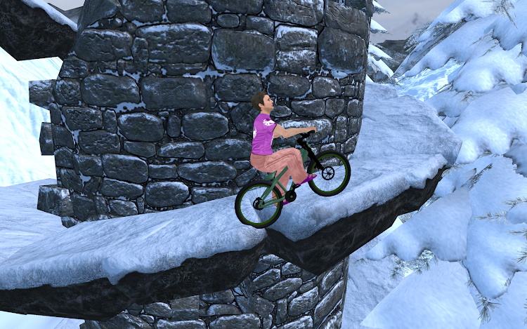 #2. Mountain Bicycle Rider Stunts (Android) By: Gamers Joyland