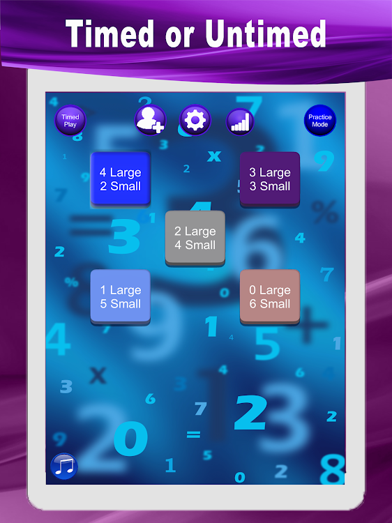 #9. Number Scramble - Mental Math (Android) By: Smarter Apps and Brain Games