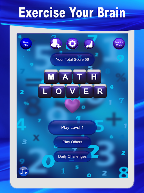 #10. Number Scramble - Mental Math (Android) By: Smarter Apps and Brain Games