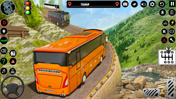 #2. US Bus Simulator Driving Game (Android) By: Brave Jackals