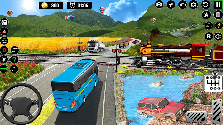 #4. US Bus Simulator Driving Game (Android) By: Brave Jackals