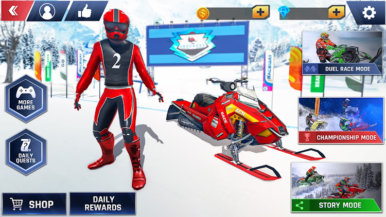 #2. Bike Racing – Snocross Xtreme (Android) By: Brave Jackals