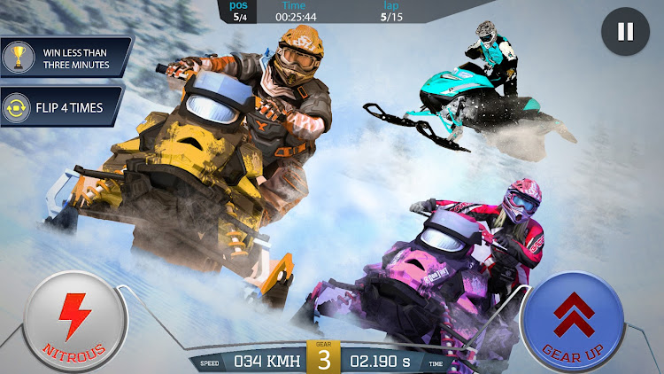 #8. Bike Racing – Snocross Xtreme (Android) By: Brave Jackals