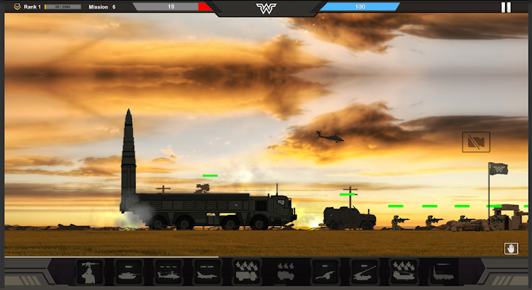 #2. Warzone Commander (Android) By: KhoGames