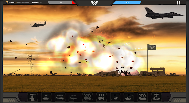 #3. Warzone Commander (Android) By: KhoGames