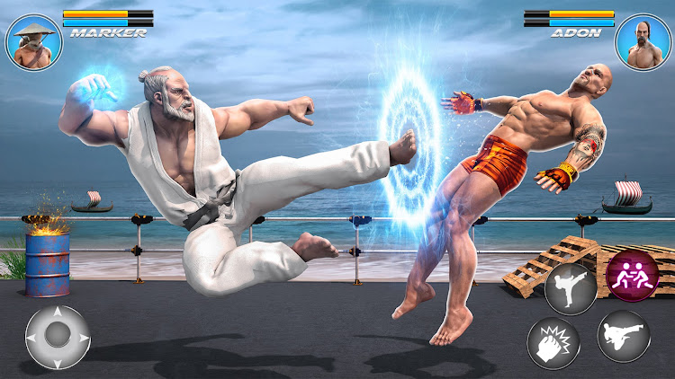 #3. Kung Fu Karate Game - Fighting (Android) By: Games Envision