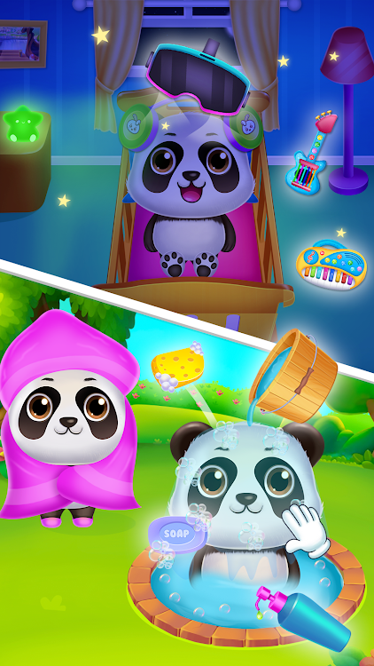 #4. Panda caretaker pet salon game (Android) By: Ginchu Games