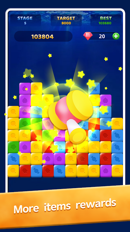 #4. Block Puzzle-Pop Star (Android) By: PUZZLE GAMES