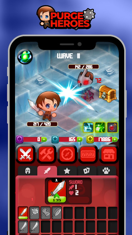 #2. Purge Heroes (Android) By: Theago Liddell