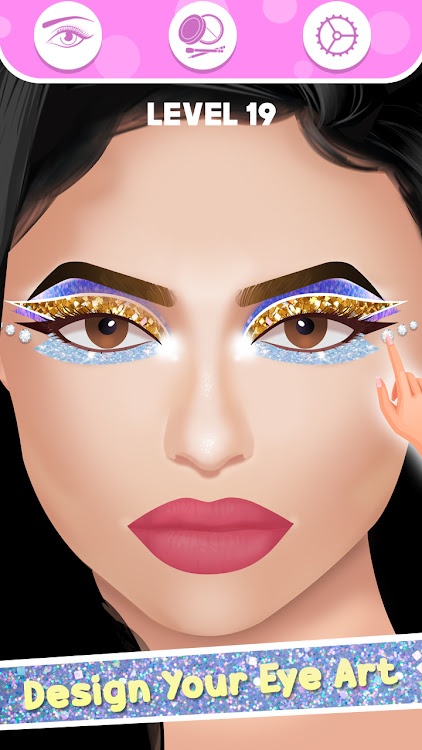 #5. Eye Makeup Art Salon (Android) By: Gampaa