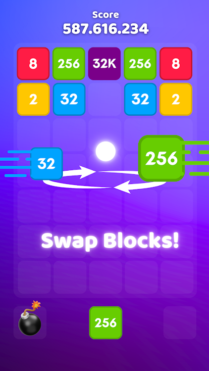 #5. Merge Block 2048: Math Puzzle (Android) By: Hooligan Games