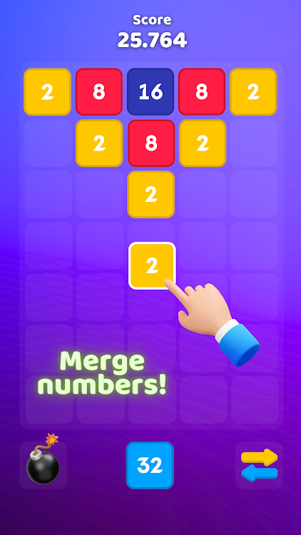 #8. Merge Block 2048: Math Puzzle (Android) By: Hooligan Games