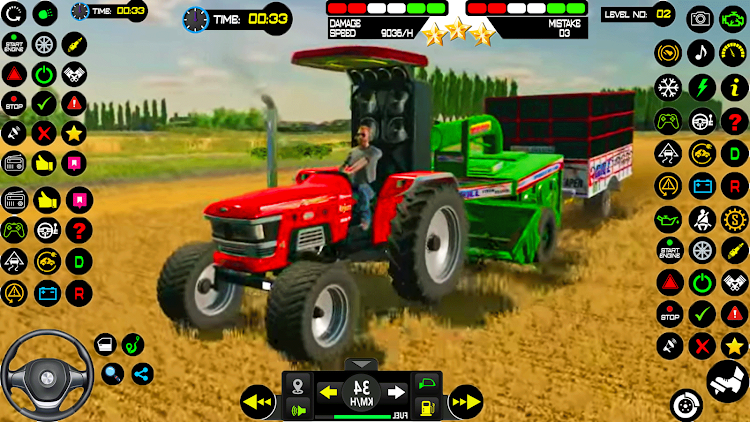 #3. Indian Tractor Game 2023 (Android) By: Star Gaming 2022