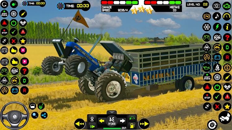 #6. Indian Tractor Game 2023 (Android) By: Star Gaming 2022