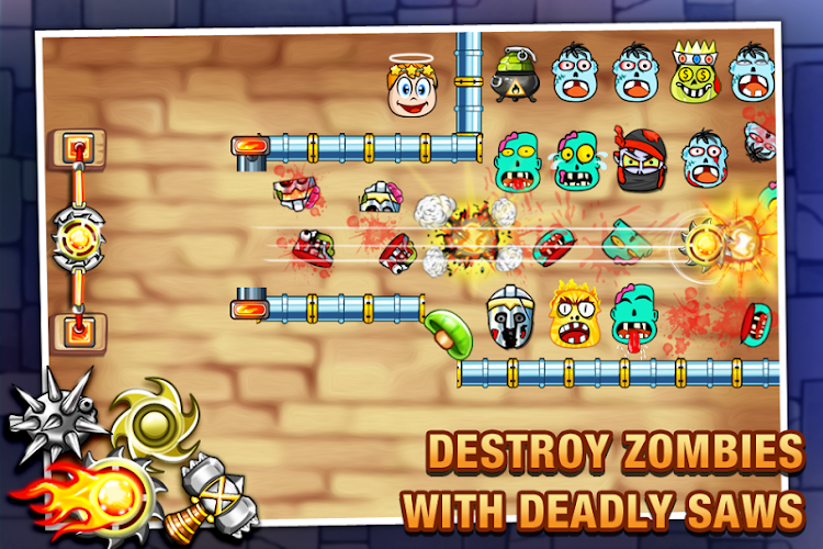 #4. Zombie Slice: Zombie Games (Android) By: RV AppStudios