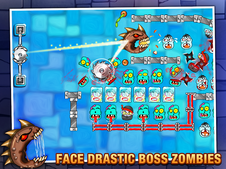 #8. Zombie Slice: Zombie Games (Android) By: RV AppStudios