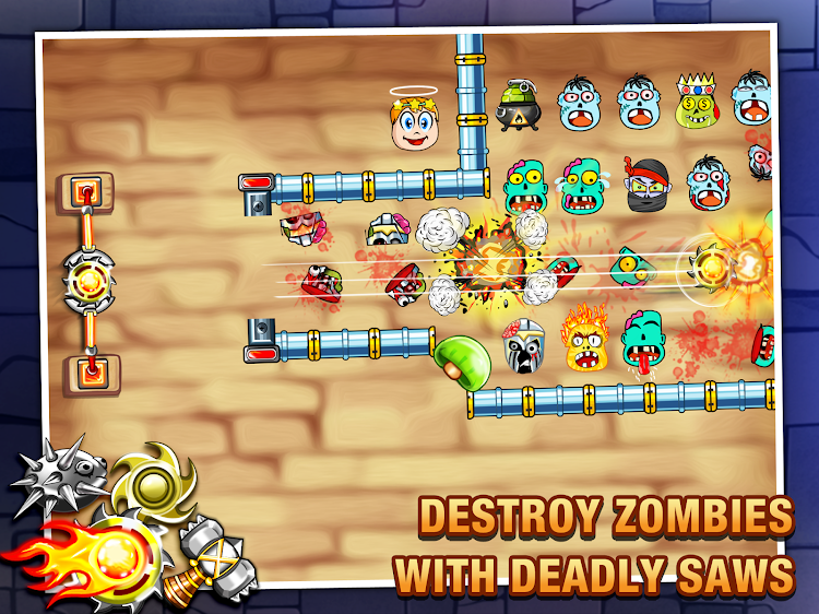 #9. Zombie Slice: Zombie Games (Android) By: RV AppStudios