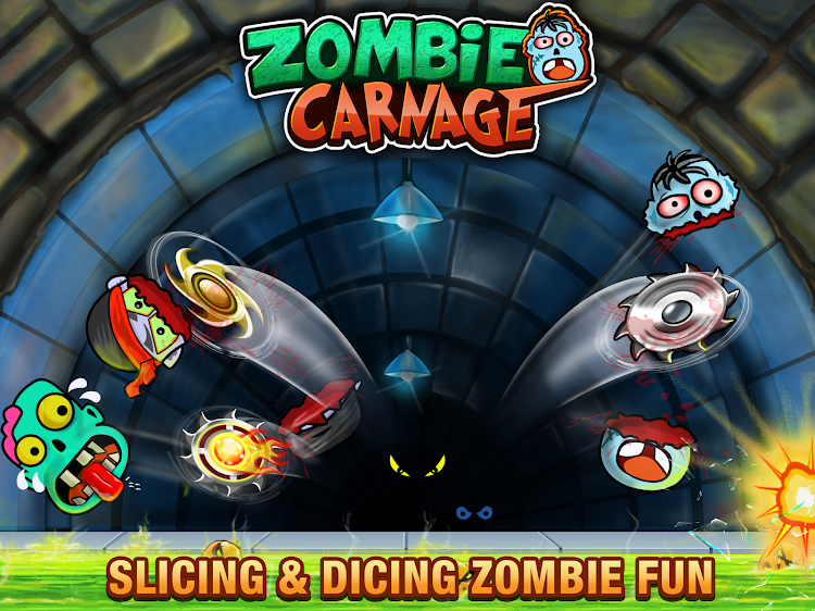 #10. Zombie Slice: Zombie Games (Android) By: RV AppStudios