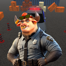 Police Car Parking Game 3D