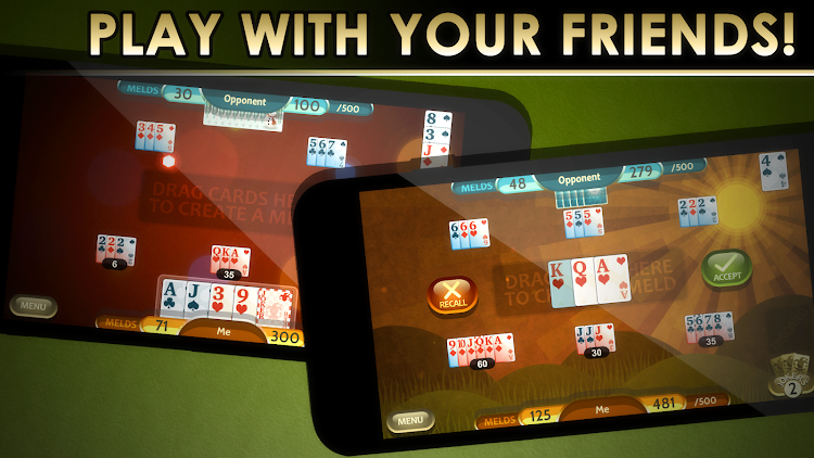 #3. Rummy 500 (Android) By: North Sky Games