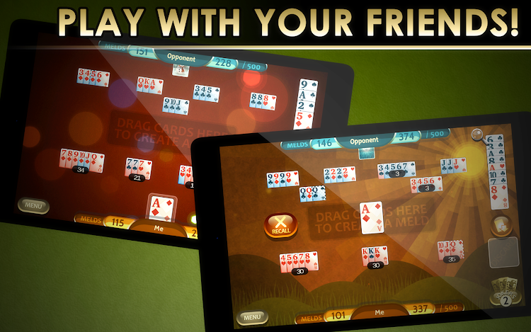 #9. Rummy 500 (Android) By: North Sky Games