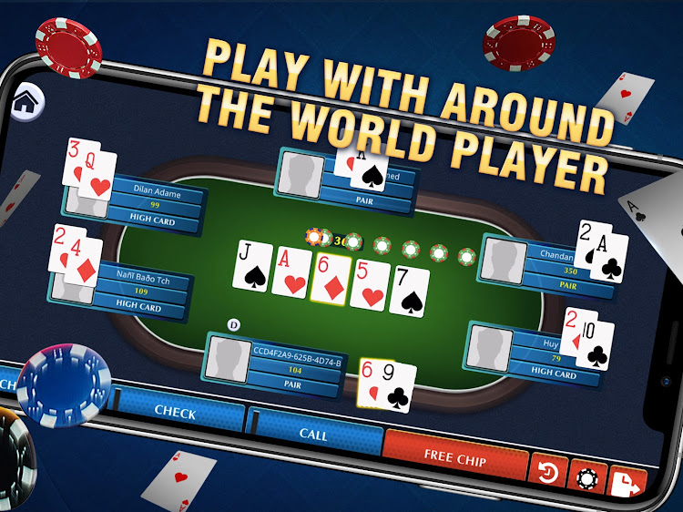 #5. Dcard Hold'em Poker - Online C (Android) By: LEARNIN GIFT K.K.