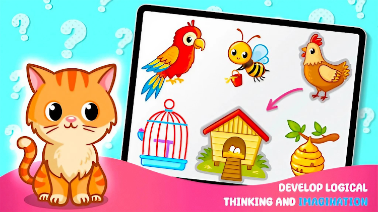 #7. Games For Kids Toddlers 3-5 (Android) By: Hippo Kids Games