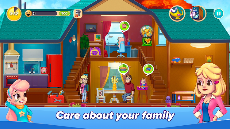 #2. Family Diary: Mother Simulator (Android) By: Cheely Apps