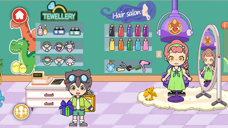 #2. Dokky Life: Kids Hair Salon (Android) By: Dark Halo