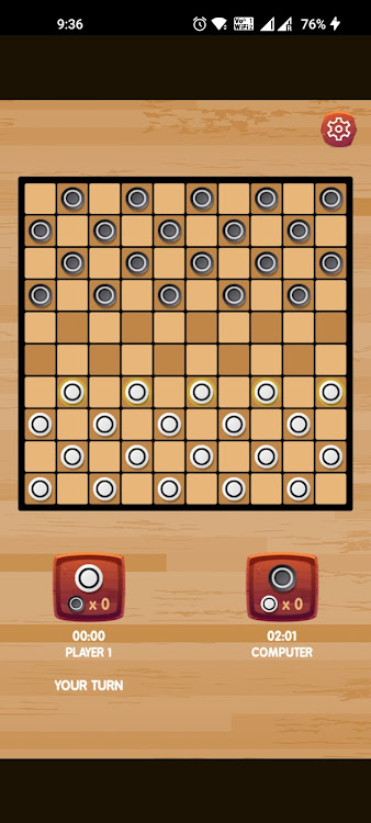 #5. Checkers 2 player (Android) By: Drongo Game Labs